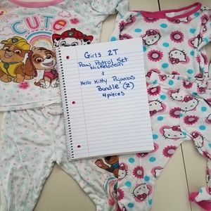 Girls 2T pajama bundle